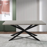 Falcon Rectangular Dining Table MDF Marbling